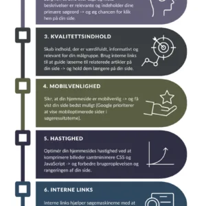 Mine 8 allerbedste råd til din SEO strategi